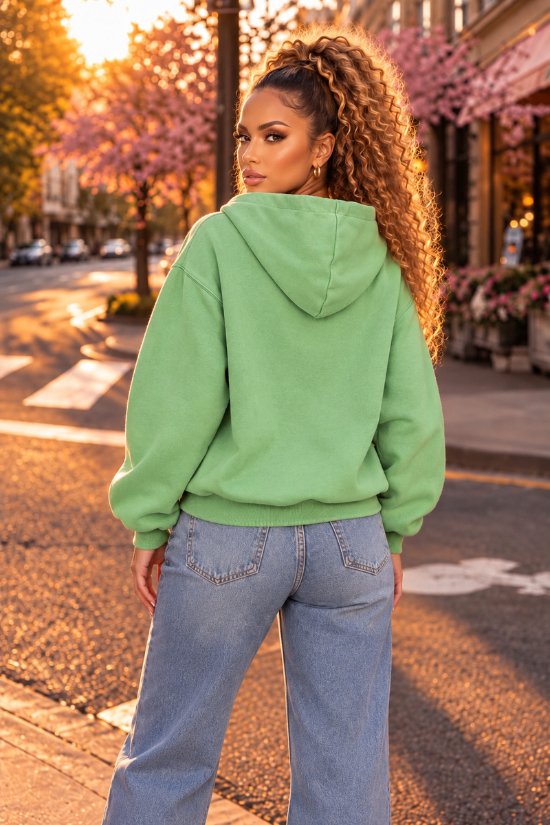 Mint Blossom Hoodie