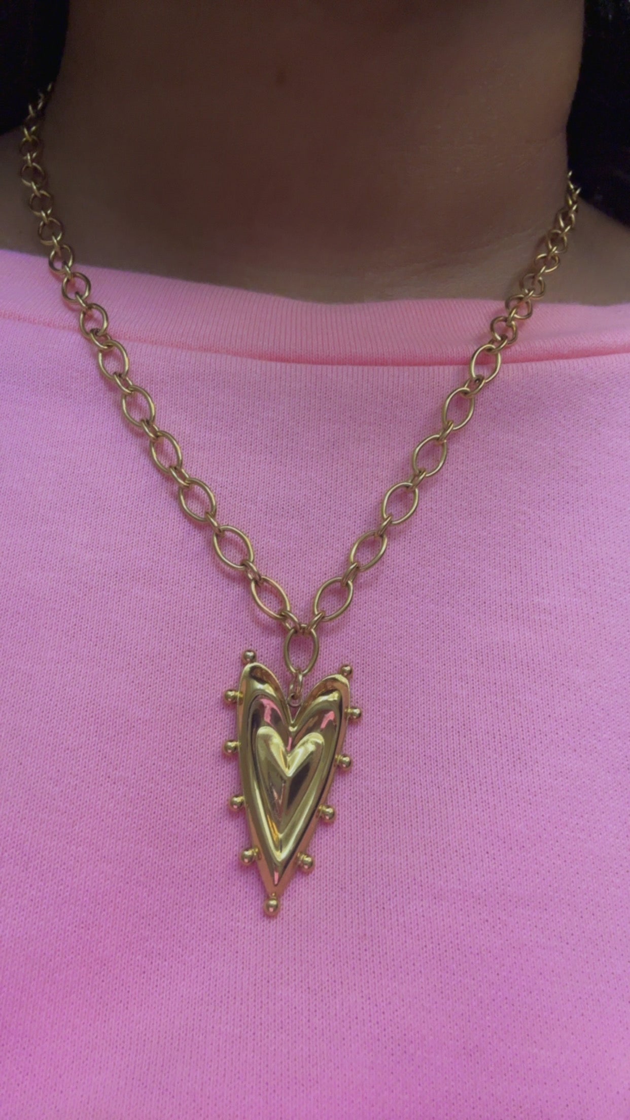 Gold Heart Necklace