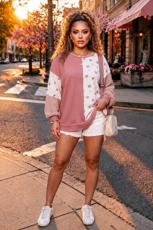 Blushing Cottage Pullover