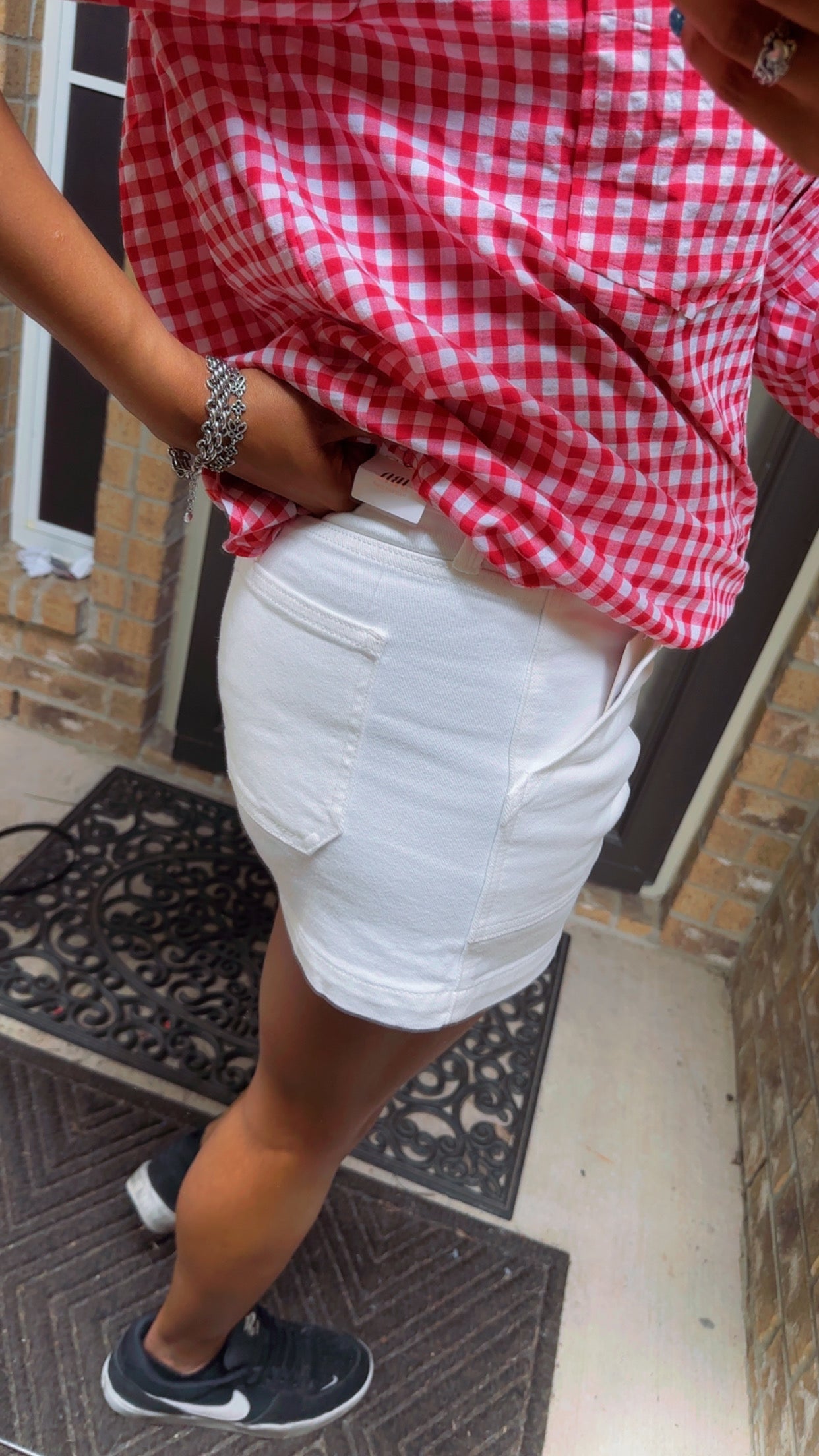White Original Utility Shorts